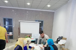 Students working together