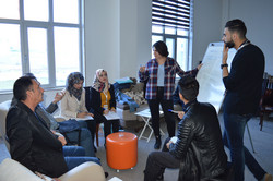 Students working together