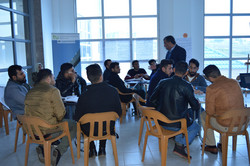 Students working together