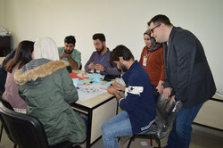 Students working together