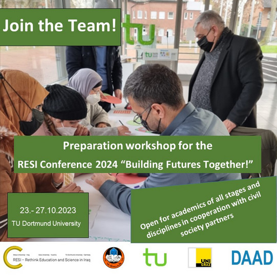 Preparing for the next RESI Conference 2024 “Building Futures Together!” – Be part of the preparation workshop