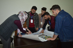 Students working together