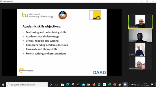 Online seminar