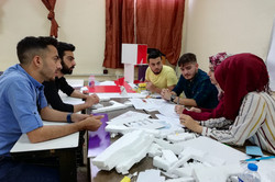 Students working together