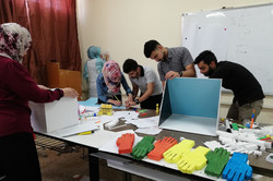 Students working together